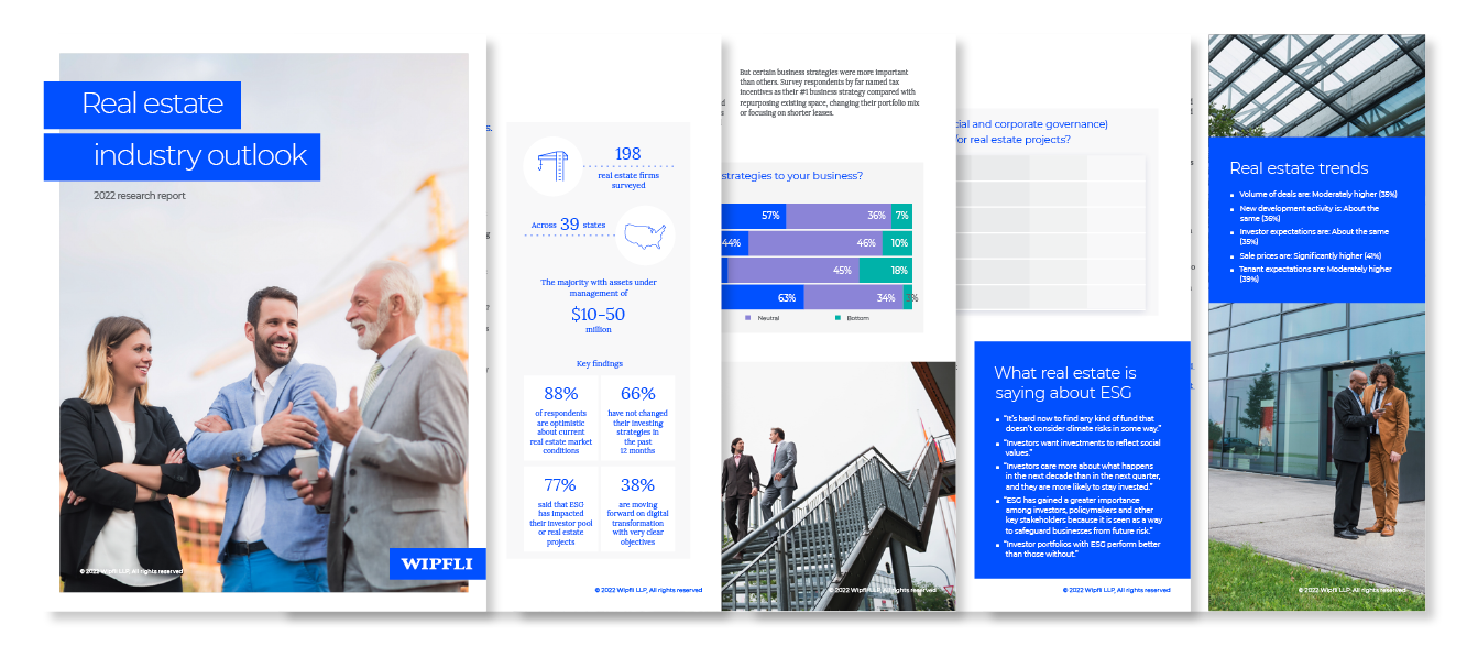 Real estate outlook: 2022 research report