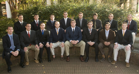 Multiple people standing in the row