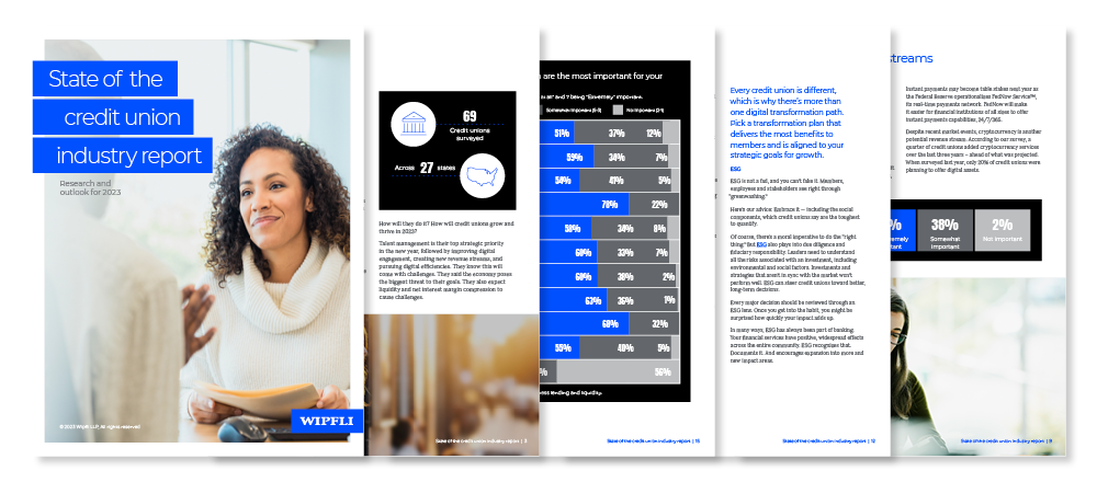 2023 Wipfli State of the Credit Union Industry Report