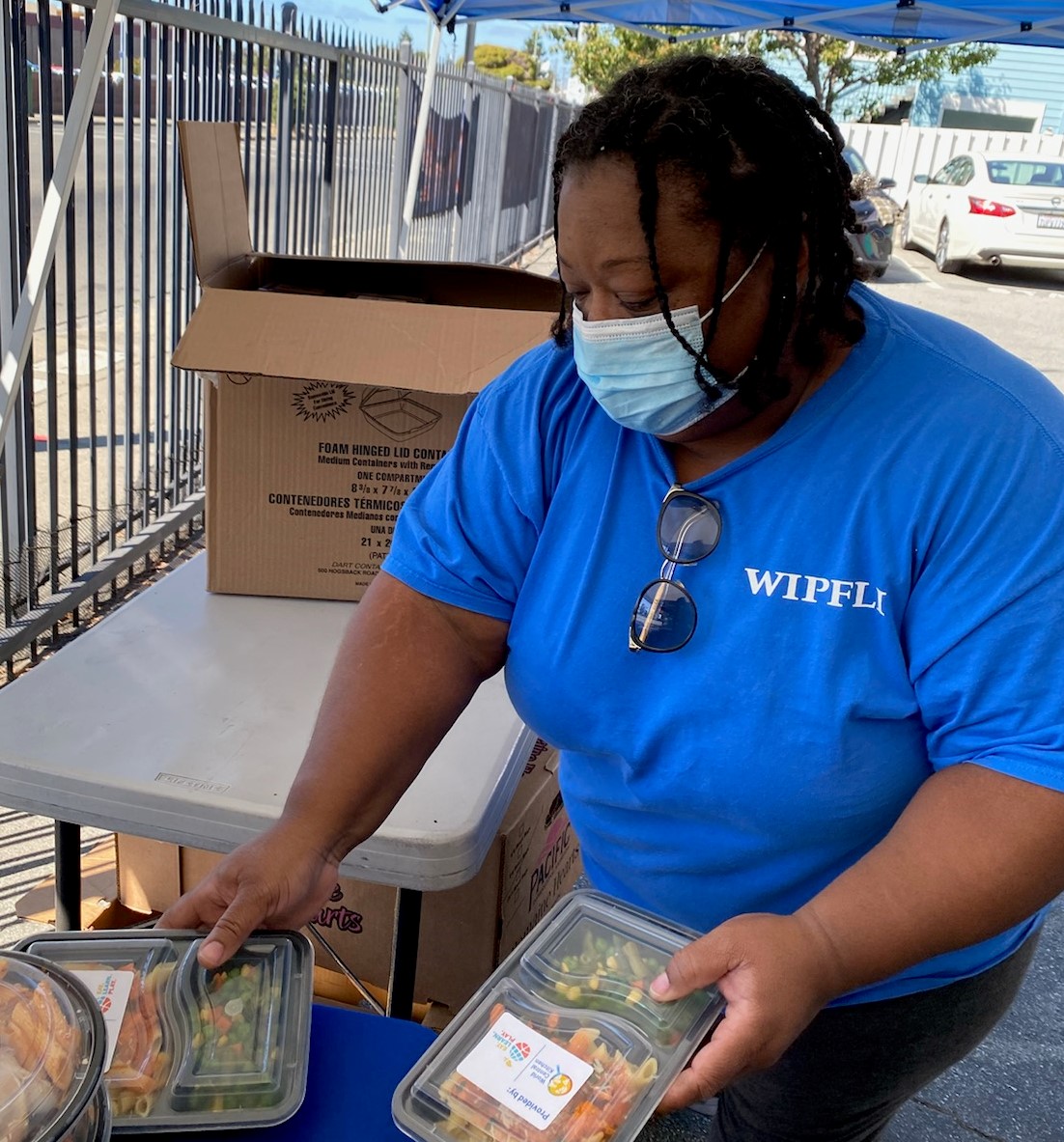Temeshia is always seeking ways to serve her community, even in a pandemic