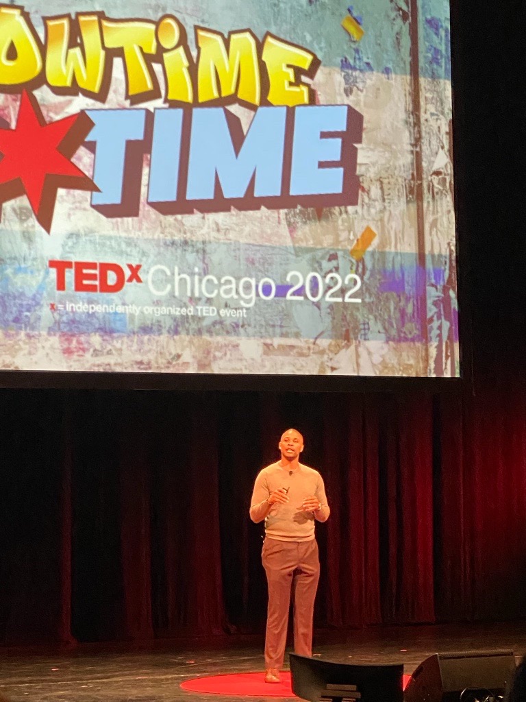 Johnathan was invited back to host TEDx Chicago in October after his successful hosting debut in 2022. 