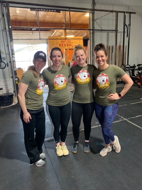 Rachel, far right, and Wipfli colleagues in Billings participated in a team event at the gym