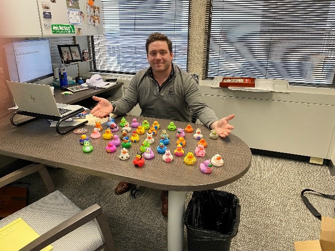 Tim O’Neill says regularly making time for fun is the secret to having an engaged team. Rubber duck debugging is a problem-solving tool used by software coders that Tim has adopted to use with his team.