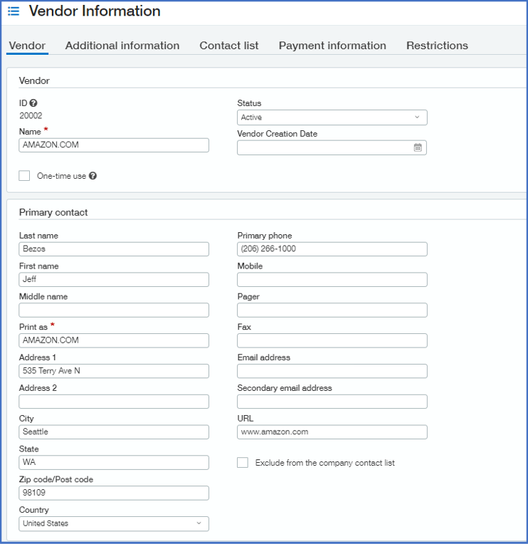Step-by-step vendor approval workflow in Sage Intacct
