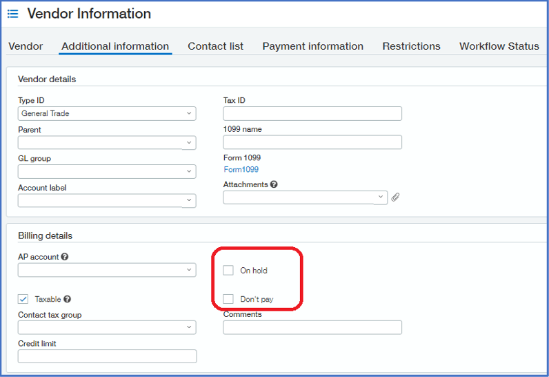 Step-by-step vendor approval workflow in Sage Intacct