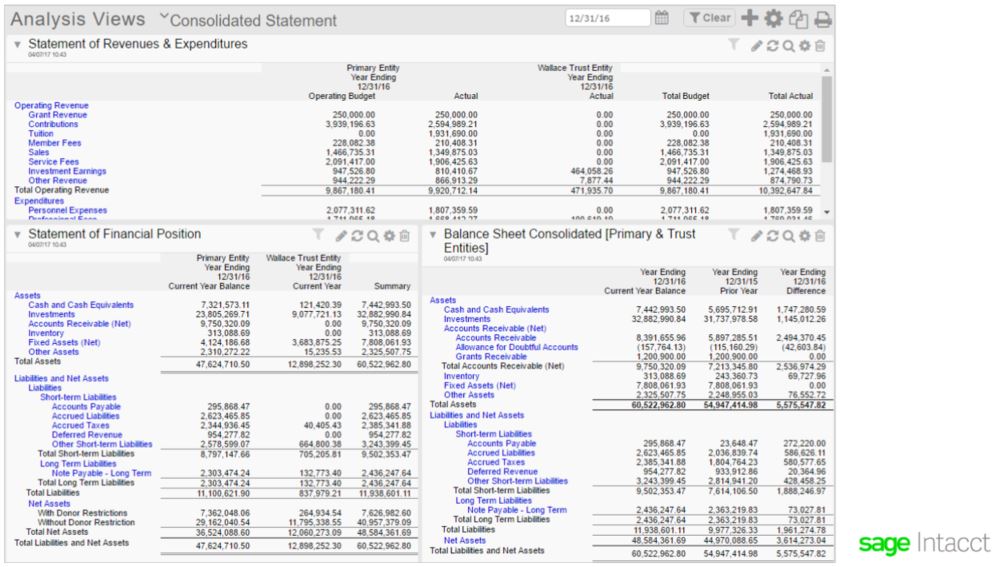 Intacct Chart Of Accounts