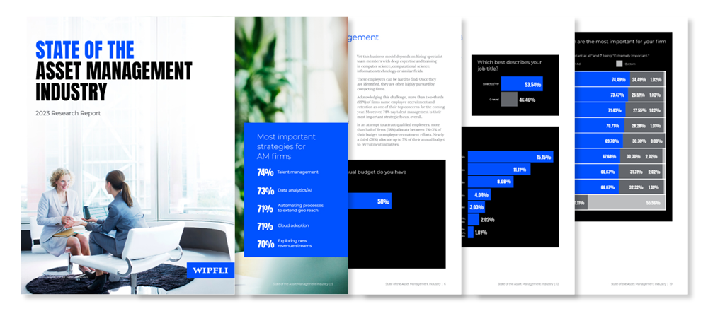 2023 State of the asset management industry research report