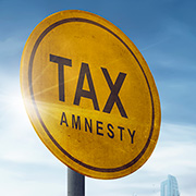 tax amnesty sign