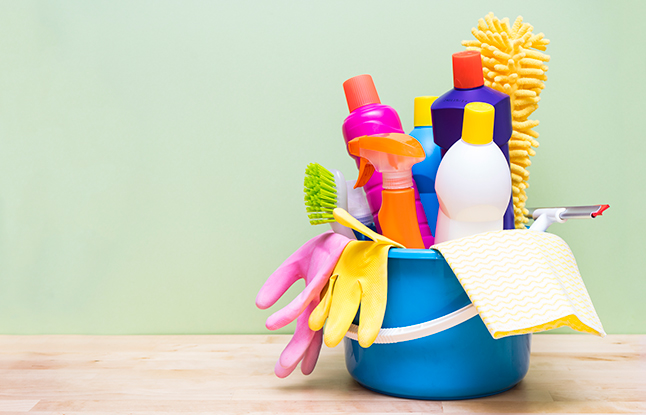 Household cleaning supplies