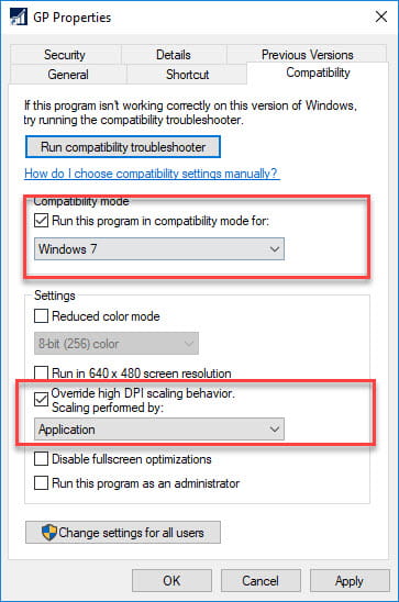 Dynamics GP Display Too Small