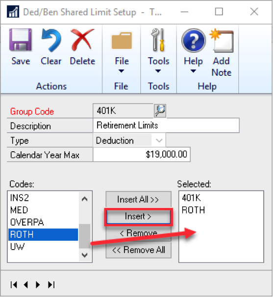 Microsoft Dynamics GP 2018R2: Shared Maximums for Benefits and Deductions