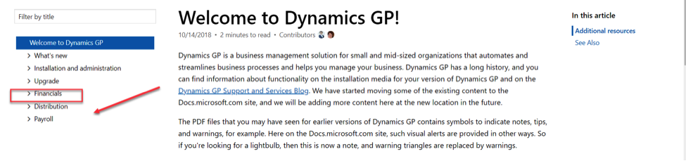 New in Microsoft Dynamics GP: Updated Resource Options