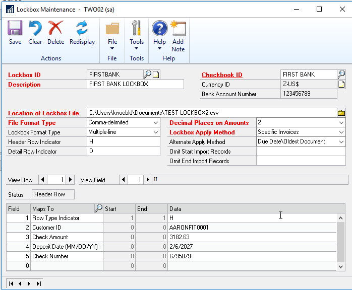 Dynamics GP Import Your Cash Receipts Without an Integration Tool