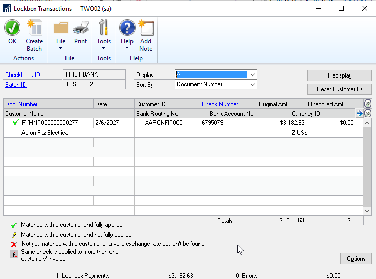 Dynamics GP Import Your Cash Receipts Without an Integration Tool