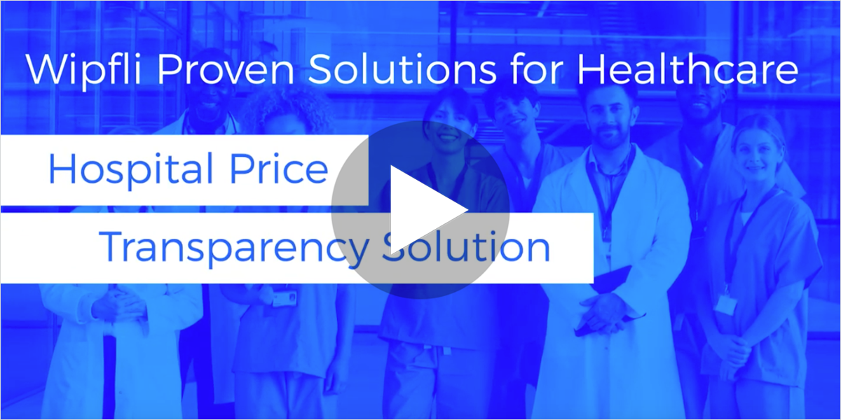 Hospital Price Transparency Solution demo