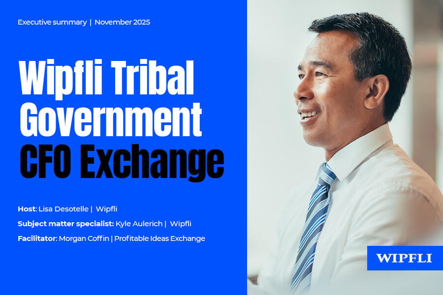 Tribal Gov PIE Exchange Summary Nov 2025 Executive Summary_Cover_900x600_Industry exchange call out