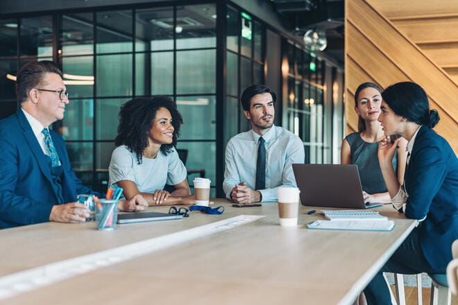 people sitting at a table