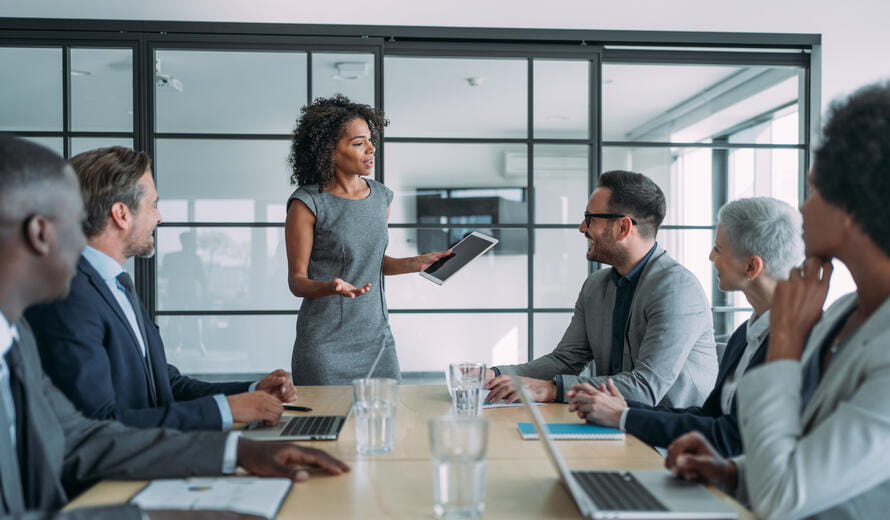 Image depicting a professional meeting setting.