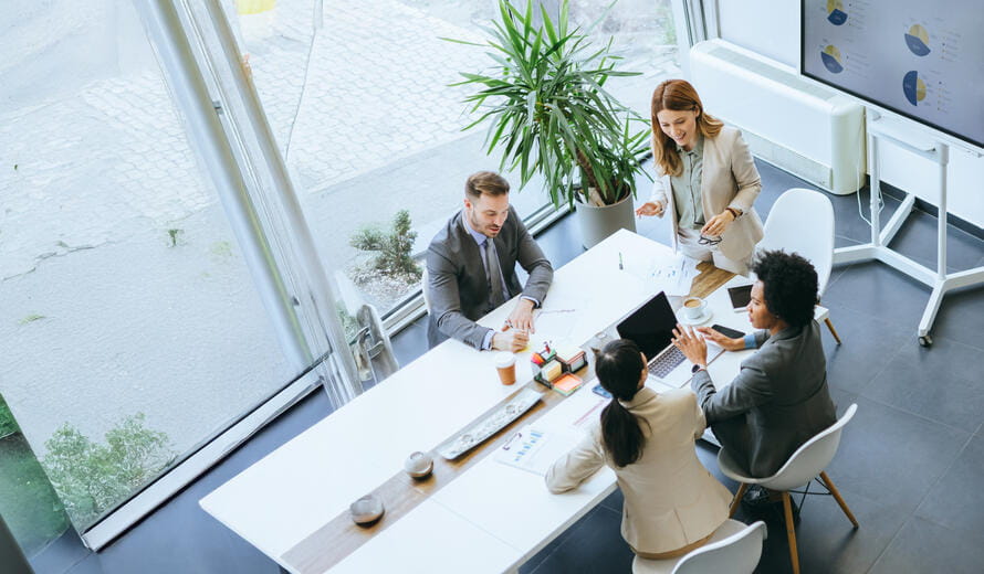 people having a meeting