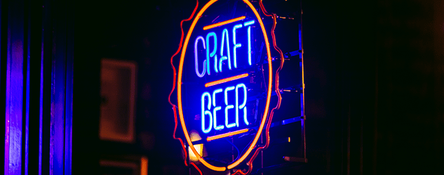 sign of craft and beer